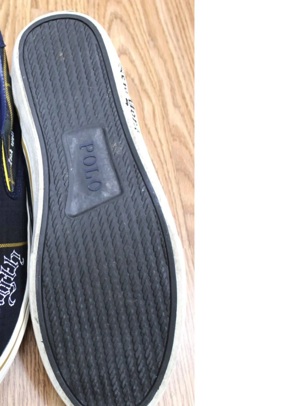 POLO RALPH LAUREN MENS THOMPSON III SLIP ON BOAT SHOES Sz 14